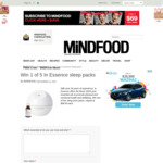 Win 1 of 5 In Essence Sleep Packs Worth $89.90 from MiNDFOOD