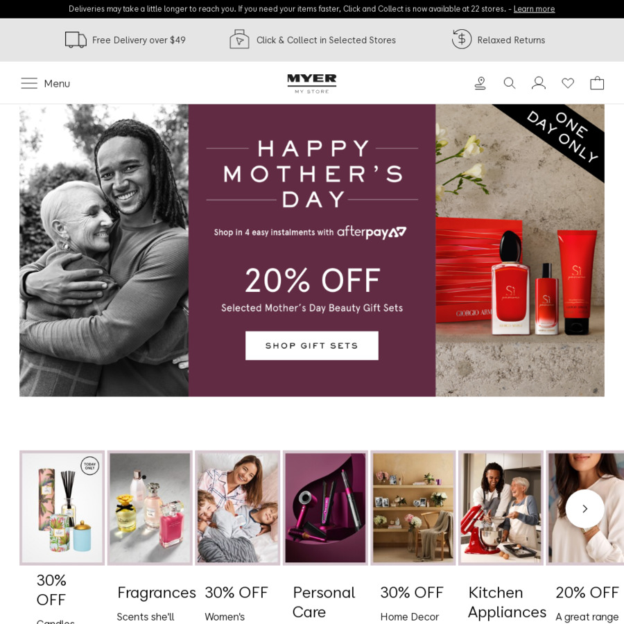 20% Off Selected Mothers Day Beauty Gift Sets @ Myer - Ozbargain