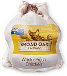 Broad Oak Farms Whole Fresh Chicken $2.79/kg, Chicken Breast Fillets Bulk Pack $7.99/kg @ ALDI