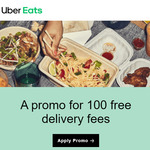 Uber Eats - 100x Free Deliveries