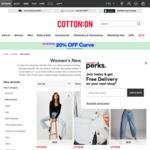 20% Full Priced Items @ Cotton On