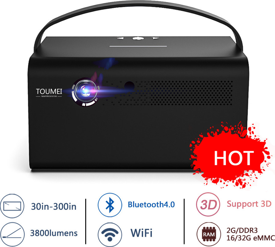 Toumei V7 Smart Dlp 3d Hd Projector 570 5 69 Off Free Shipping Toumeipro Com Ozbargain