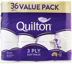 Quilton 3 Ply Toilet Paper 36 Rolls/180 Sheets $13.99 + More @ ALDI Special Buys