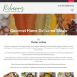 [VIC] 20% off Pre Cooked Meals + Free Pickup @ Riberry Meals