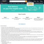 Free Delivery on First Order (Fulfilled by Amazon AU Only) @ Amazon AU