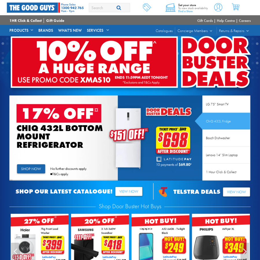 10% off at The Good Guys (Exclusions Apply) - OzBargain