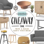 Win a $250 Canterbury and Co. Voucher from The DIY Decorator