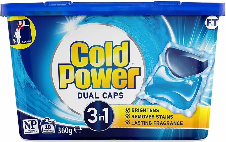 Cold Power Laundry Detergent Capsules 360g 54 off 5.50 (4.95 S&S