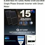 [QLD] 8.3kW HT-SAAE (415W*20 Panels) + Growatt 8kW Inverter Fully Installed $4989 (BRIS) @ Reliance Solar