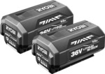 Ryobi 36V 4.0ah Battery 2 Pack ( 2 x 4.0ah) $299 @ Bunnings