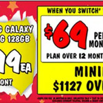 Samsung Galaxy S20 FE 128GB $299 with $69/Month Telstra 5G 80GB 12 Months Plan @ JB Hi-Fi (In-Store Only)