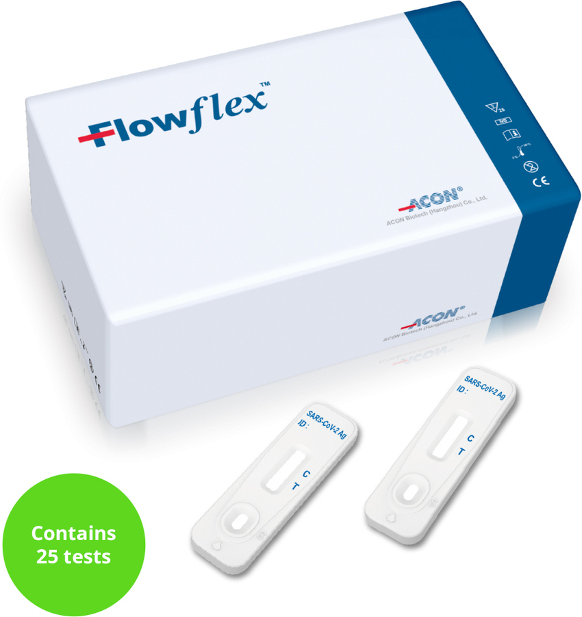 Flowflex COVID 19 Antigen Rapid Test Kit 25 Pack 115 7 Delivery   683445x 