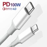 LPLEA 100W USB-C to USB-C Cable 1m US$1.85 (~A$2.59), 2m US$2.29 (~A$3.11) Delivered @ LPLEA Store AliExpress