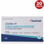 20x JusChek COVID-19 Rapid Antigen Test $100 + Shipping @ OzSale