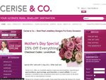 Mother's Day Special - 25% off Storewide at Cerise & Co