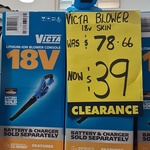 [NSW] Victa 18V Blower (Skin Only) $39 @ Bunnings (Dubbo)