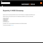 Win a Double Pass to see Kiss in Concert from Superdry