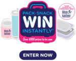 Pack Snack Win Promotion - Win Klean Kanteen Drink Bottles, Lunch Boxes