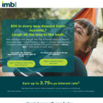 Deposit $50 into a New Reward Saver Bonus Account and Get a $50 Bonus @ IMB Bank