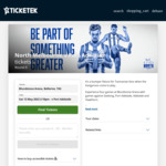 [TAS] AFL Round 9 North Melbourne Vs Port Adelaide, 2 for 1 Tickets from $15 + $8.95 Booking Fee @ Ticketek
