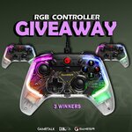 Win 1 of 3 Gamesir T4 Kaleid RGB Controllers from Last of Cam