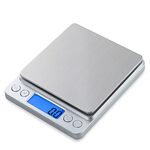 [Prime] Small Digital Scale Stainless Steel, Blue Backlit LCD Display $12.40 Delivered @ Eappds via Amazon AU