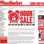 $15 off All Wine at WineMarket.com.au for 48 Hours - OzBargain SNEAK PEEK!