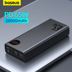 Baseus Adaman 20000mAh 65W USB-C PD Power Bank $54.90 ($53.61 with eBay Plus) Delivered @ Baseus Official Store eBay