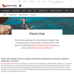 Earn 150,000 Qantas Points/Yr for 2 Lounge Passes, 350,000/Yr for Qantas Club Membership & Other Benefits @ Qantas Points Club
