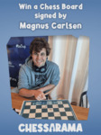 Win a Chess Board Signed by Magnus Carlsen + Game Key from Minimol Games