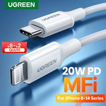 UGREEN Mfi 20W PD USB-C to Lightning 1m Cable for iPhone: 2 for US$16.47 (~A$27.04) Delivered @ Ugreen Official Store AliExpress