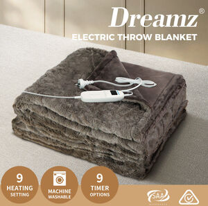 [eBay Plus] DreamZ Electric Throw Blanket 160cm x 130cm $26.99 Delivered @ Sello eBay