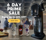 Up to 40% off Sparkling Water Makers, 40% off Flavours & Bottles + Delivery ($0 with $75 Spend) @ SodaStream