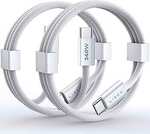 LISEN 240W USB C to USB C Fast Charging Cable 2m 2-Pack $10.87 + Delivery ($0 with Prime/ $59 Spend) @ LISEN Space via Amazon AU