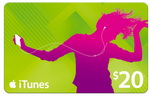 2x $20 iTunes Cards for $30 (Save $10) Delivered @ BigW . Online only