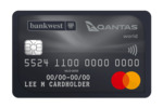 Bankwest Qantas World MasterCard: 80,000 Qantas Points within 7 Months (after $35,000 Spend in 5 Months), $320 Annual Fee