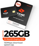 Boost $300 prepaid Sim 290GB (from11/3) $227, Bose SC Headphones $249, Dreame D10s Robot Vacuum $329 Shipped @ mobilexpress AU