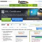 GoDaddy Standard SSL Certificate $4.99/Year down from $69.99! 
