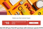 $10 off Minimum $70 Spend on Your First Purchase of Qualifying Items @ Amazon AU
