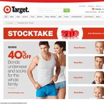 40% off Bonds Underwear & Socks at Target