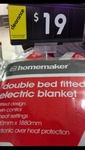 K-Mart Homemaker Brand Double & Queen Fitted Electric Blanket $19 at Bondi Junction, NSW