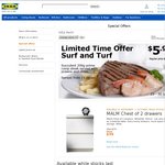 IKEA Perth : Surf and Turf Half Price $5.95 from $11.95