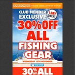 Anaconda - Club Members Only - 30% Off All Fishing Gear - Tomorrow Only