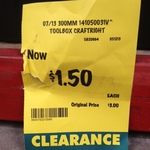 [Bunnings] Craftright Small Toolbox $1.50 Was $3.00 Save 50%!