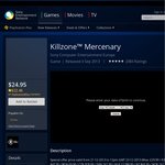 Killzone Mercenary on The Vita (Digital) for $24.95 - $22.46 with PS Plus