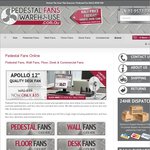 COOLING FAN SALE - Quality Pedestal & Desk Fans from $35