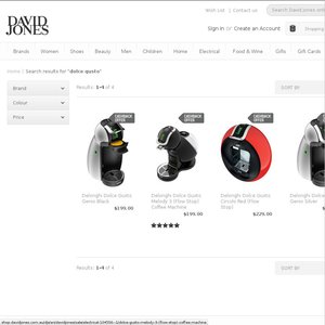 David Jones DeLonghi Dolce Gusto Coffee Machines From 59 after