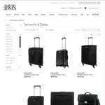 Save 40% on a Range of Samsonite and Delsey Luggage at David Jones *One Day Only*
