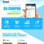 Tmart $5 Coupon ($30 Min. Spend)