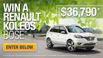 Win a Renault Koleos Bose from Renault